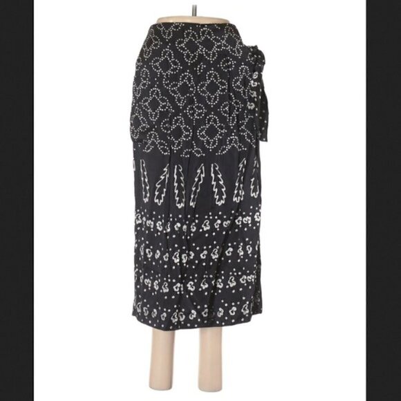 Thakoon Culotte Pant 6 Wide Leg Mosaic Jacquard Draped intermix moda operandi - Picture 4 of 12